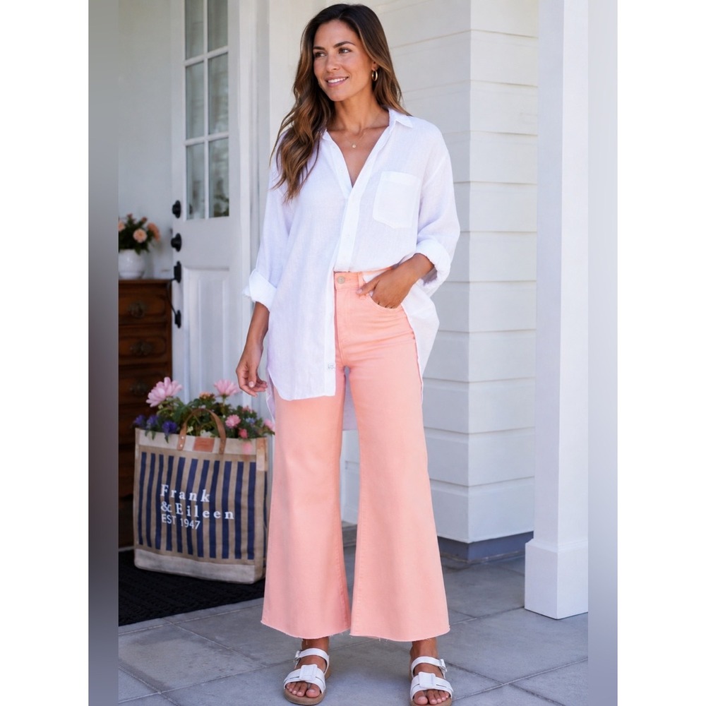 Frank & Eileen GALWAY Gaucho Wide Leg Jean - Taffy‎ NEW SZ 30